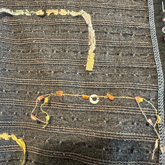 Vtg Artsy Yak Magik Large Jacket Boho Shacket   Embroidered Yarn Women’s silk - Picture 10 of 16